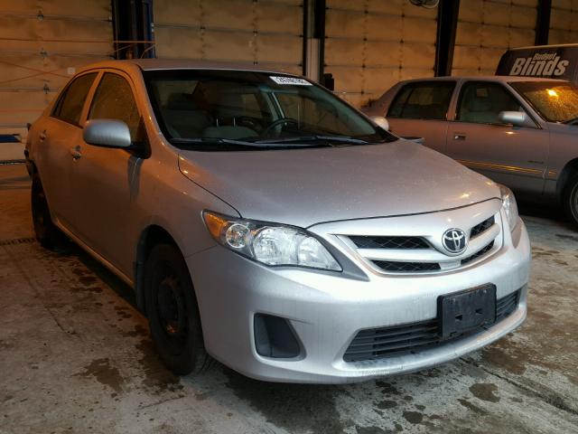 2T1BU4EE2BC557204 - 2011 TOYOTA COROLLA BA SILVER photo 1