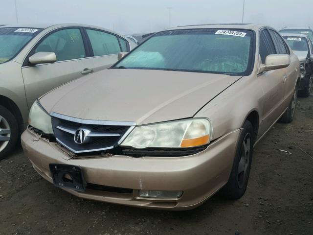 19UUA56762A006044 - 2002 ACURA 3.2TL GOLD photo 2