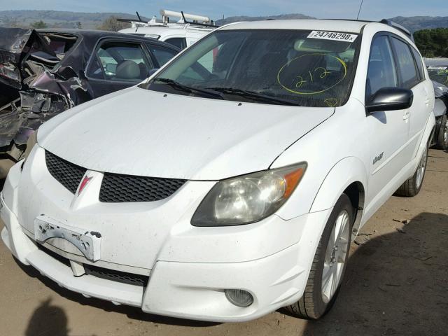 5Y2SN64L03Z428135 - 2003 PONTIAC VIBE GT WHITE photo 2