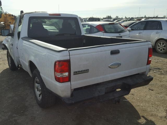 1FTYR10D29PA38576 - 2009 FORD RANGER WHITE photo 3