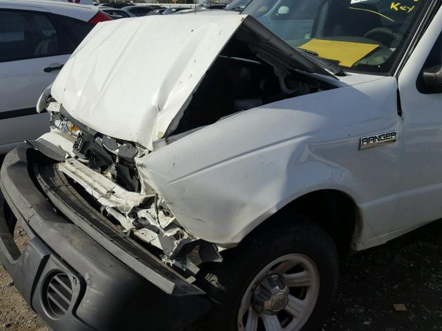 1FTYR10D29PA38576 - 2009 FORD RANGER WHITE photo 9