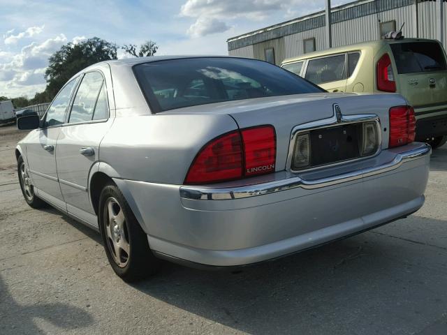 1LNHM86S4YY912590 - 2000 LINCOLN LS SILVER photo 3