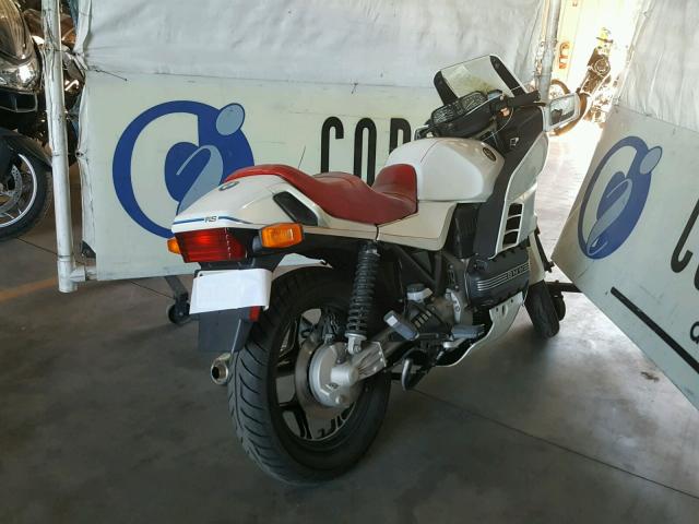 WB1051305H0043664 - 1987 BMW K100 RS WHITE photo 4