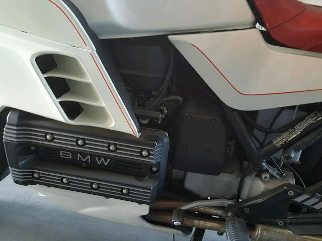 WB1051305H0043664 - 1987 BMW K100 RS WHITE photo 9