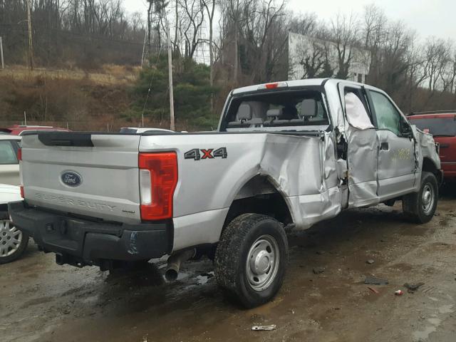 1FT7X2B61HEC80436 - 2017 FORD F250 SUPER SILVER photo 4