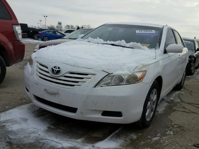 4T1BE46K09U857740 - 2009 TOYOTA CAMRY BASE WHITE photo 2