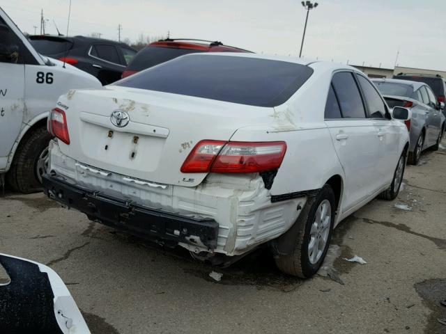 4T1BE46K09U857740 - 2009 TOYOTA CAMRY BASE WHITE photo 4