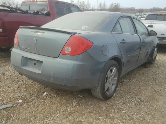 1G2ZG57B994119053 - 2009 PONTIAC G6 TEAL photo 4