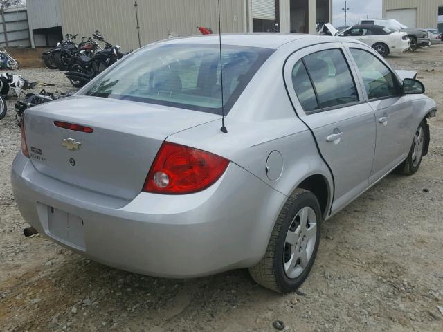 1G1AK55F077209158 - 2007 CHEVROLET COBALT LS SILVER photo 4