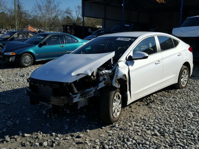 5NPD74LF6JH227315 - 2018 HYUNDAI ELANTRA SE WHITE photo 2