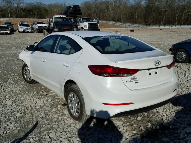 5NPD74LF6JH227315 - 2018 HYUNDAI ELANTRA SE WHITE photo 3