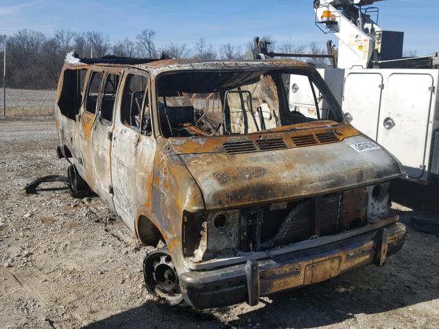 2B7HB21Y7NK127654 - 1992 DODGE RAM VAN B2 BURN photo 1