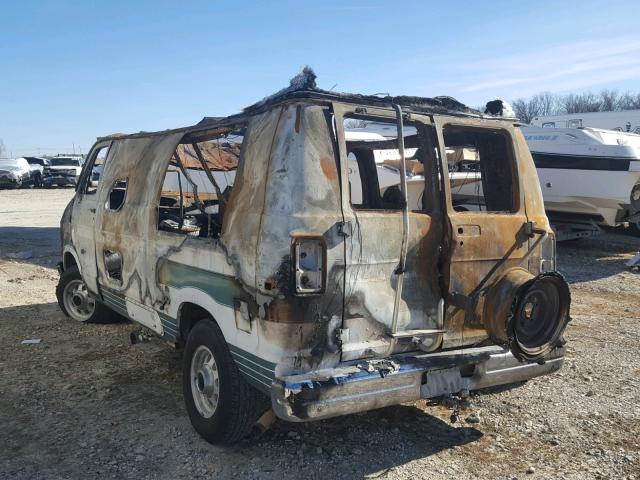 2B7HB21Y7NK127654 - 1992 DODGE RAM VAN B2 BURN photo 3