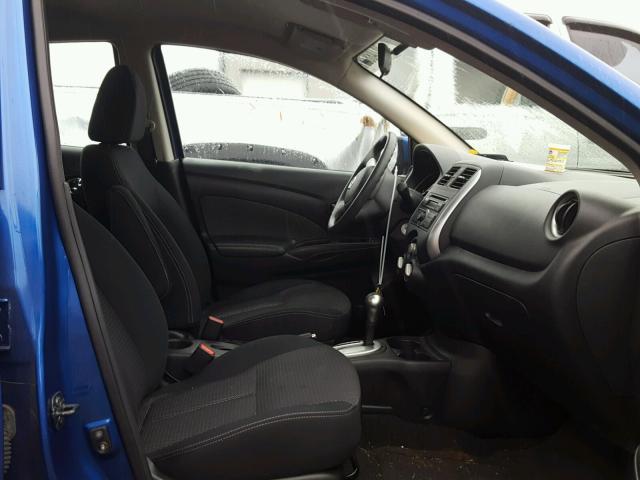 3N1CN7AP4EL866235 - 2014 NISSAN VERSA S BLUE photo 5