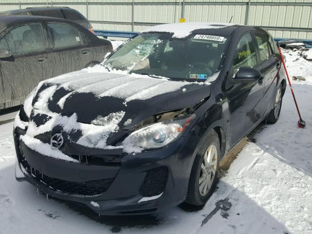 JM1BL1M83C1614898 - 2012 MAZDA 3 I BLACK photo 2