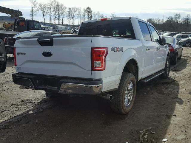 1FTEW1EP8GFC05167 - 2016 FORD F150 SUPER WHITE photo 4