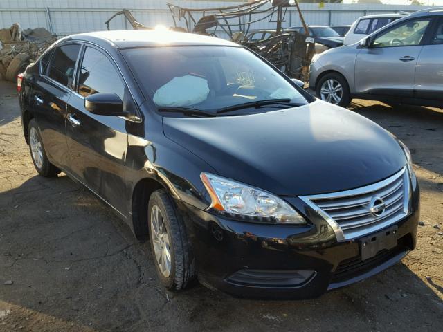 3N1AB7AP1FY330735 - 2015 NISSAN SENTRA S BLACK photo 1