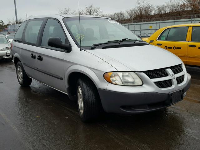 1B8GP15B02B556287 - 2002 DODGE CARAVAN EC SILVER photo 1