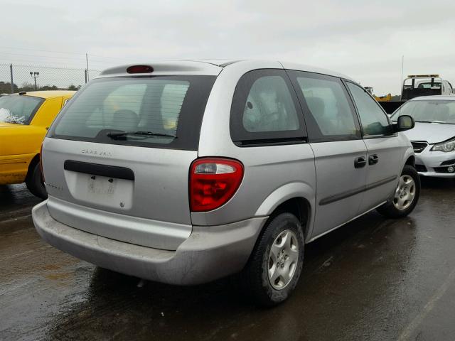 1B8GP15B02B556287 - 2002 DODGE CARAVAN EC SILVER photo 4