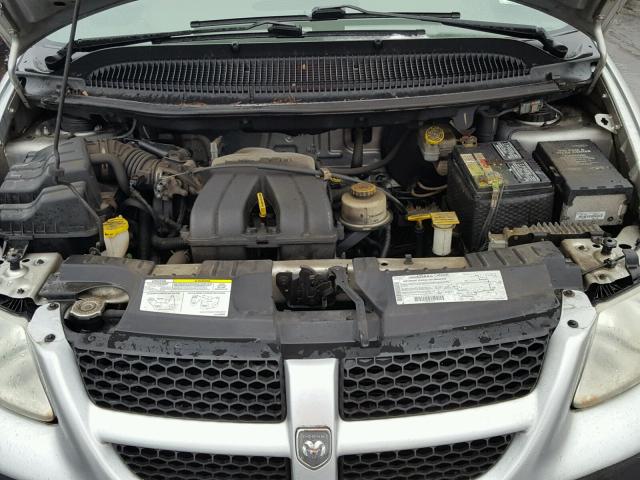 1B8GP15B02B556287 - 2002 DODGE CARAVAN EC SILVER photo 7