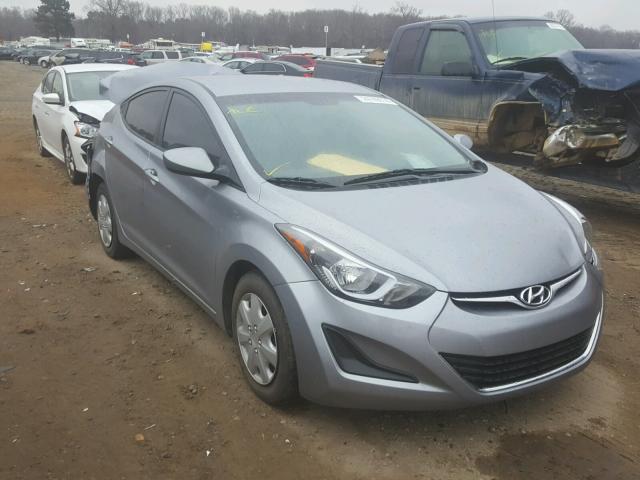 5NPDH4AE3GH676080 - 2016 HYUNDAI ELANTRA SE GRAY photo 1