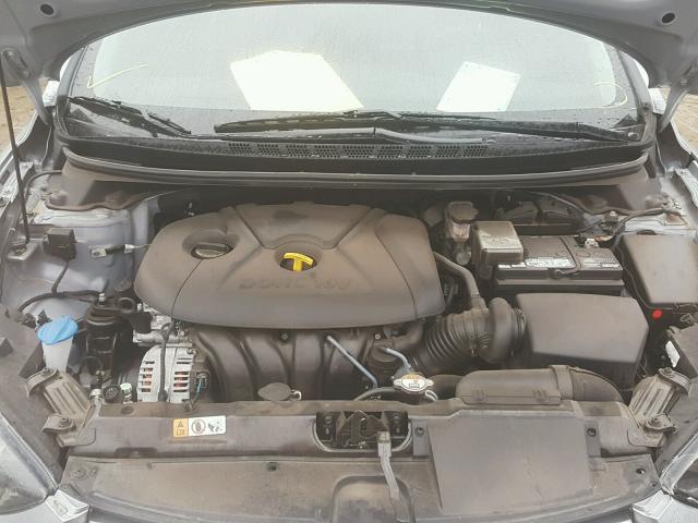 5NPDH4AE3GH676080 - 2016 HYUNDAI ELANTRA SE GRAY photo 7