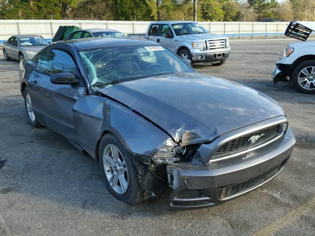 1ZVBP8AM9E5258271 - 2014 FORD MUSTANG GRAY photo 1