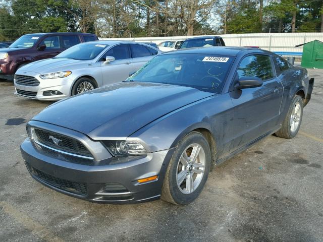 1ZVBP8AM9E5258271 - 2014 FORD MUSTANG GRAY photo 2