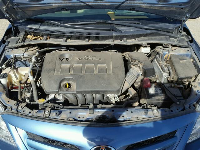 5YFBU4EE8DP217817 - 2013 TOYOTA COROLLA BA BLUE photo 7