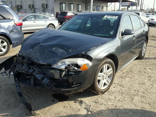 2G1WG5E33D1206650 - 2013 CHEVROLET IMPALA LT GRAY photo 2