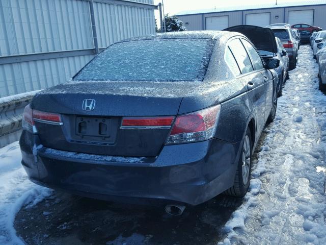 1HGCP2F32CA160631 - 2012 HONDA ACCORD LX GRAY photo 4