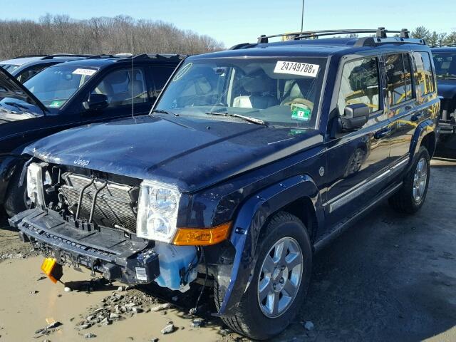 1J8HG58N16C151425 - 2006 JEEP COMMANDER ლურჯი ფოტო 2