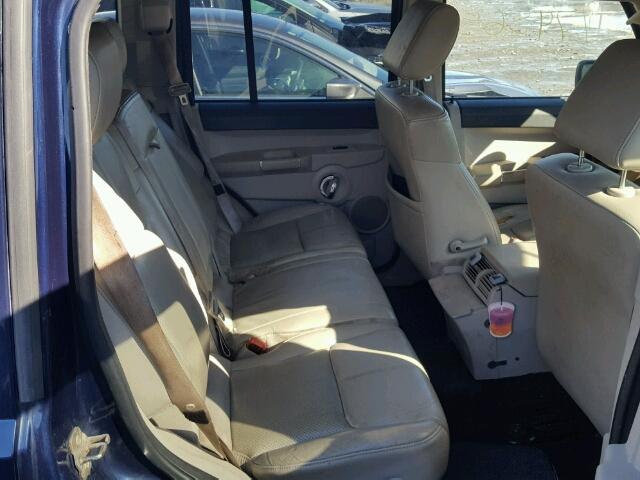 1J8HG58N16C151425 - 2006 JEEP COMMANDER ლურჯი ფოტო 6