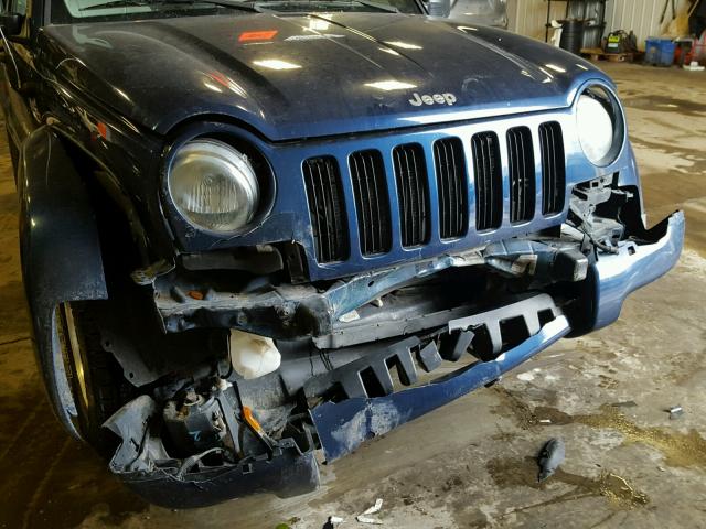 1J4GL58K42W273624 - 2002 JEEP LIBERTY LI BLUE photo 9