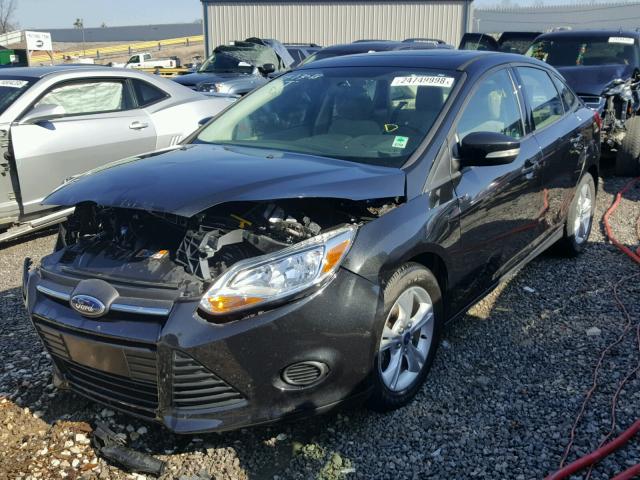 1FADP3F26EL395823 - 2014 FORD FOCUS SE BLACK photo 2