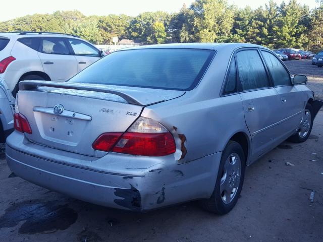 4T1BF28B54U376664 - 2004 TOYOTA AVALON XL SILVER photo 4