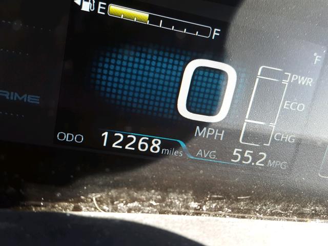 JTDKARFP7H3000425 - 2017 TOYOTA PRIUS PRIM თეთრი ფოტო 8