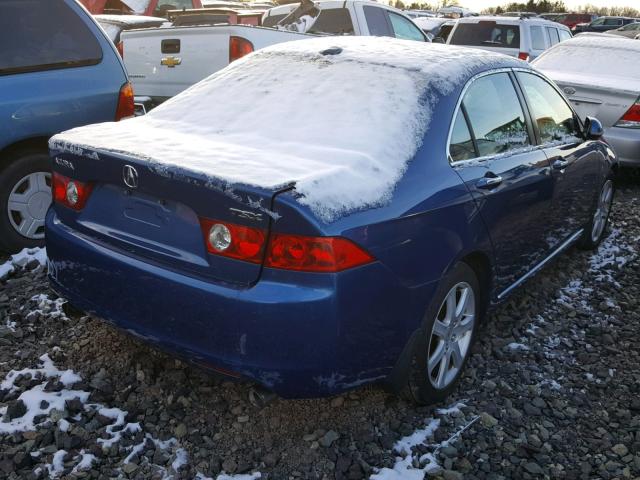 JH4CL96885C013668 - 2005 ACURA TSX BLUE photo 4