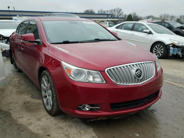 1G4GJ5E35CF282466 - 2012 BUICK LACROSSE T RED photo 1