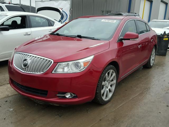 1G4GJ5E35CF282466 - 2012 BUICK LACROSSE T RED photo 2