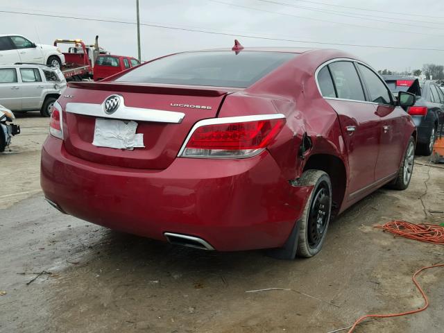 1G4GJ5E35CF282466 - 2012 BUICK LACROSSE T RED photo 4