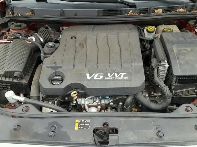 1G4GJ5E35CF282466 - 2012 BUICK LACROSSE T RED photo 7