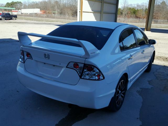 1HGFA16896L002087 - 2006 HONDA CIVIC EX WHITE photo 4