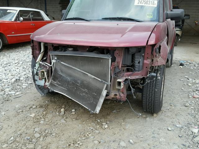 5J6YH18768L009888 - 2008 HONDA ELEMENT EX BURGUNDY photo 9