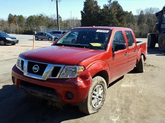 1N6AD0ER1GN900125 - 2016 NISSAN FRONTIER S RED photo 2