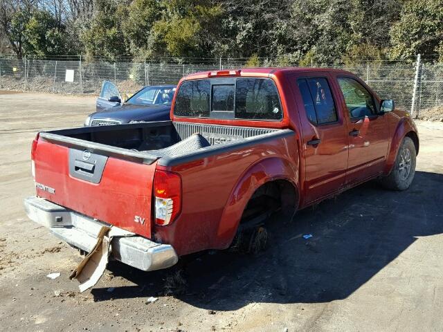 1N6AD0ER1GN900125 - 2016 NISSAN FRONTIER S RED photo 4