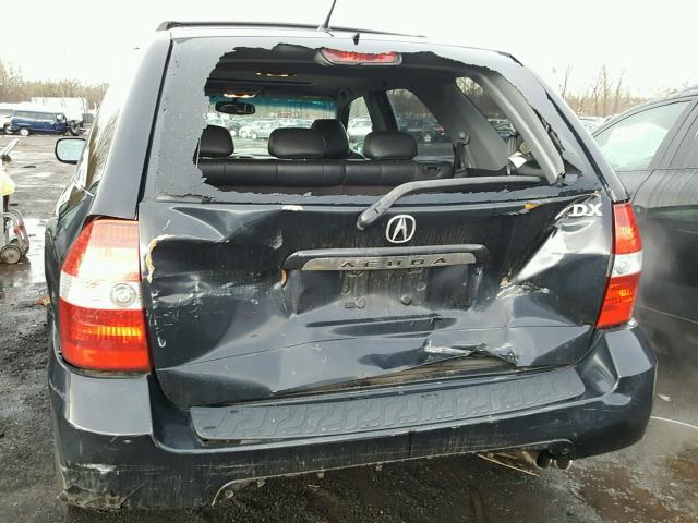 2HNYD18662H537910 - 2002 ACURA MDX TOURIN BLACK photo 9