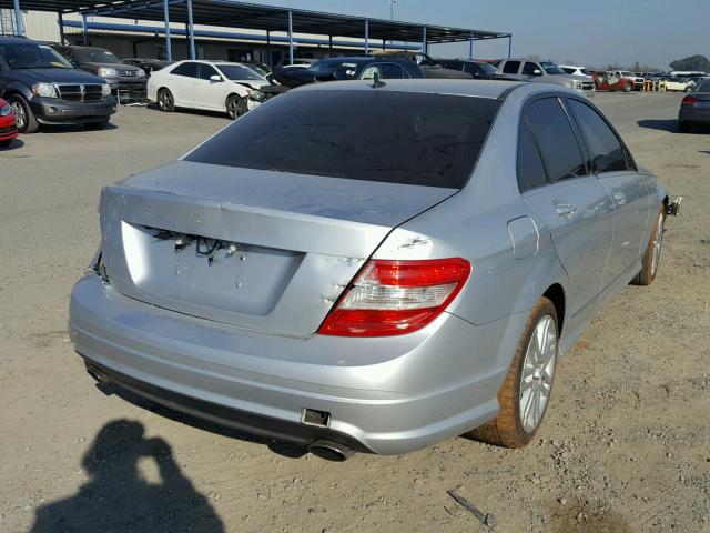 WDDGF54X18R015055 - 2008 MERCEDES-BENZ C 300 SILVER photo 4