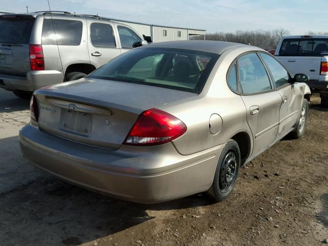 1FAFP532X5A273423 - 2005 FORD TAURUS SE BROWN photo 4