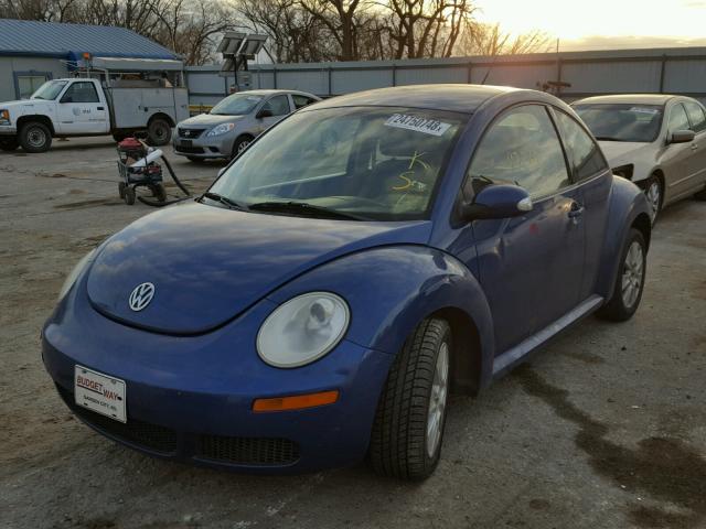 3VWPW31C98M513907 - 2008 VOLKSWAGEN NEW BEETLE Mavi foto 2